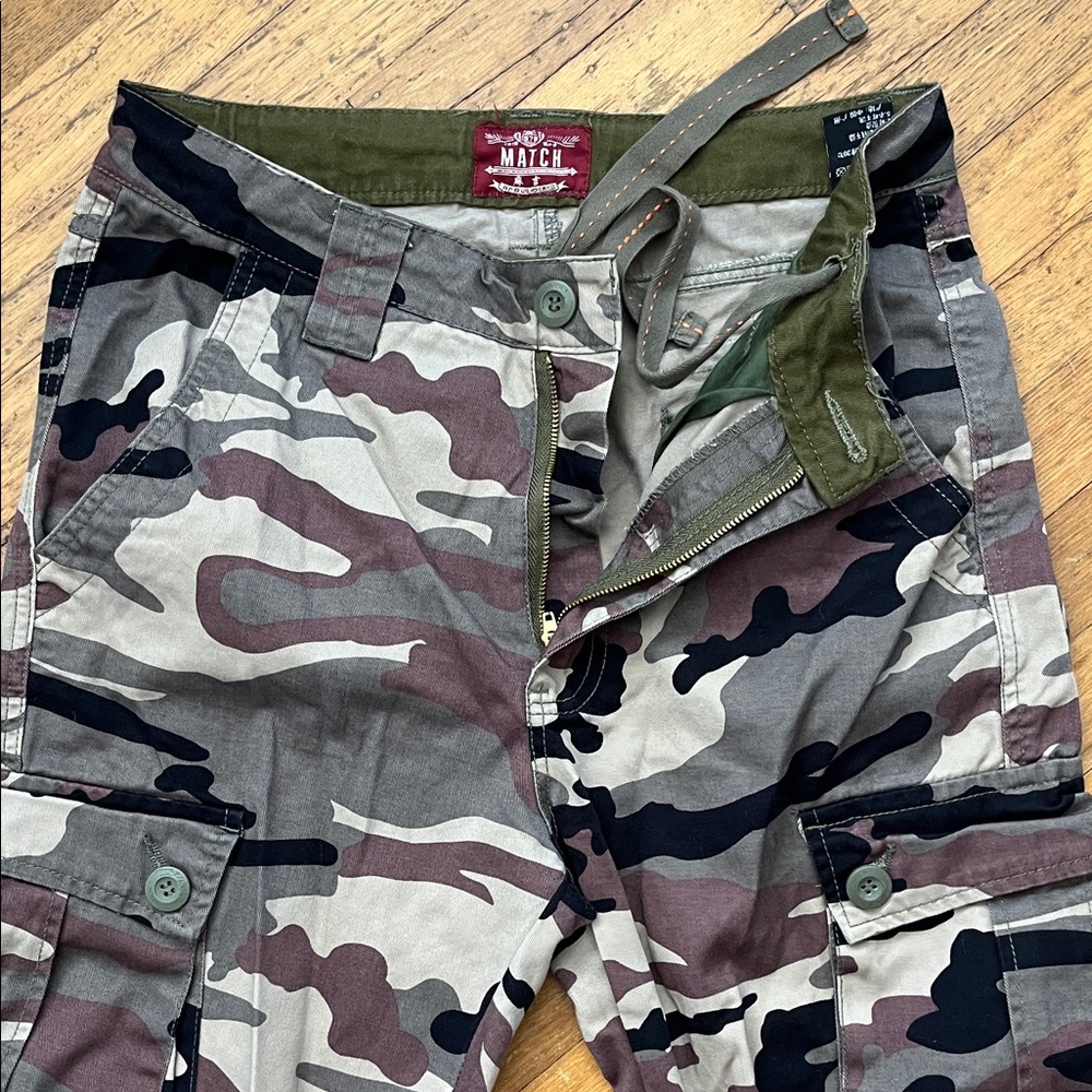 Y2K Camo Cargo Pants